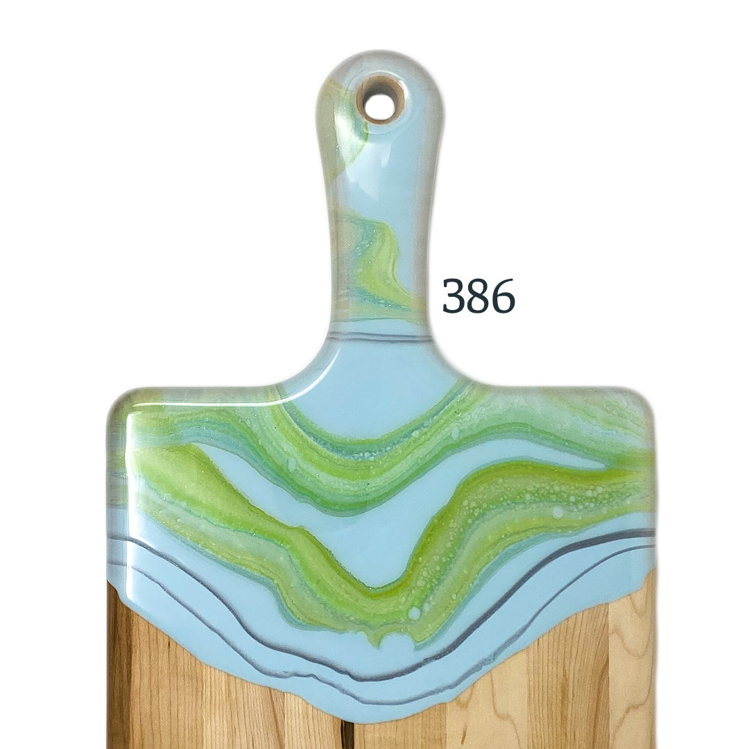 Large Handled Colourful Serving Boards