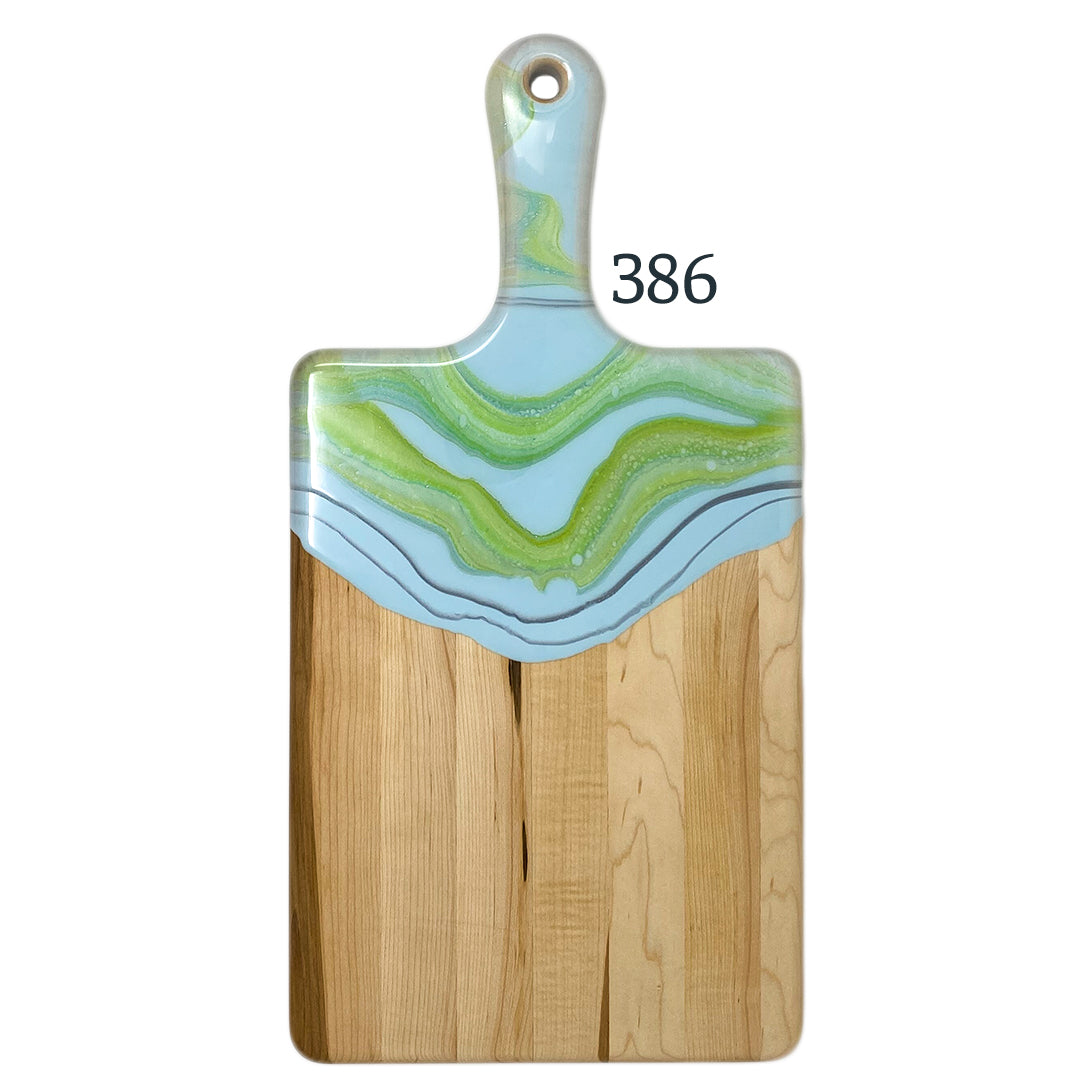 Large Handled Colourful Serving Boards