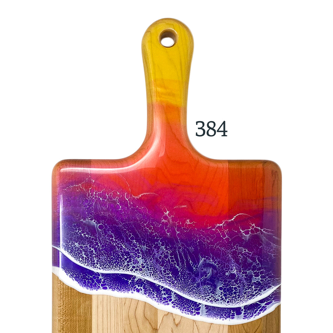 Large Handled Colourful Serving Boards