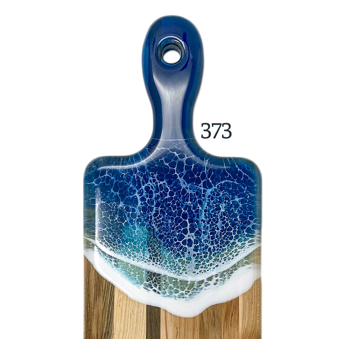 Medium Handled Ocean Waves Serving Boards