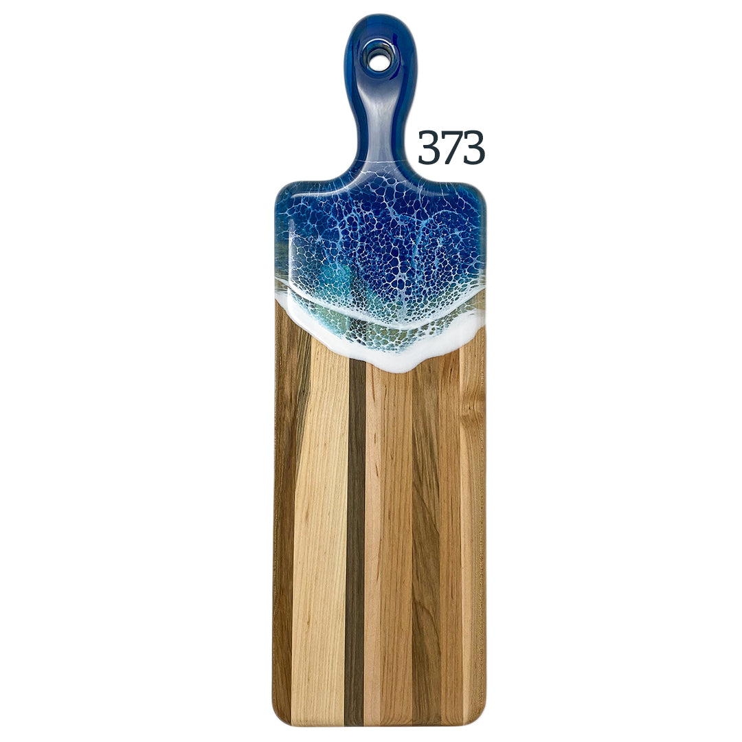Medium Handled Ocean Waves Serving Boards