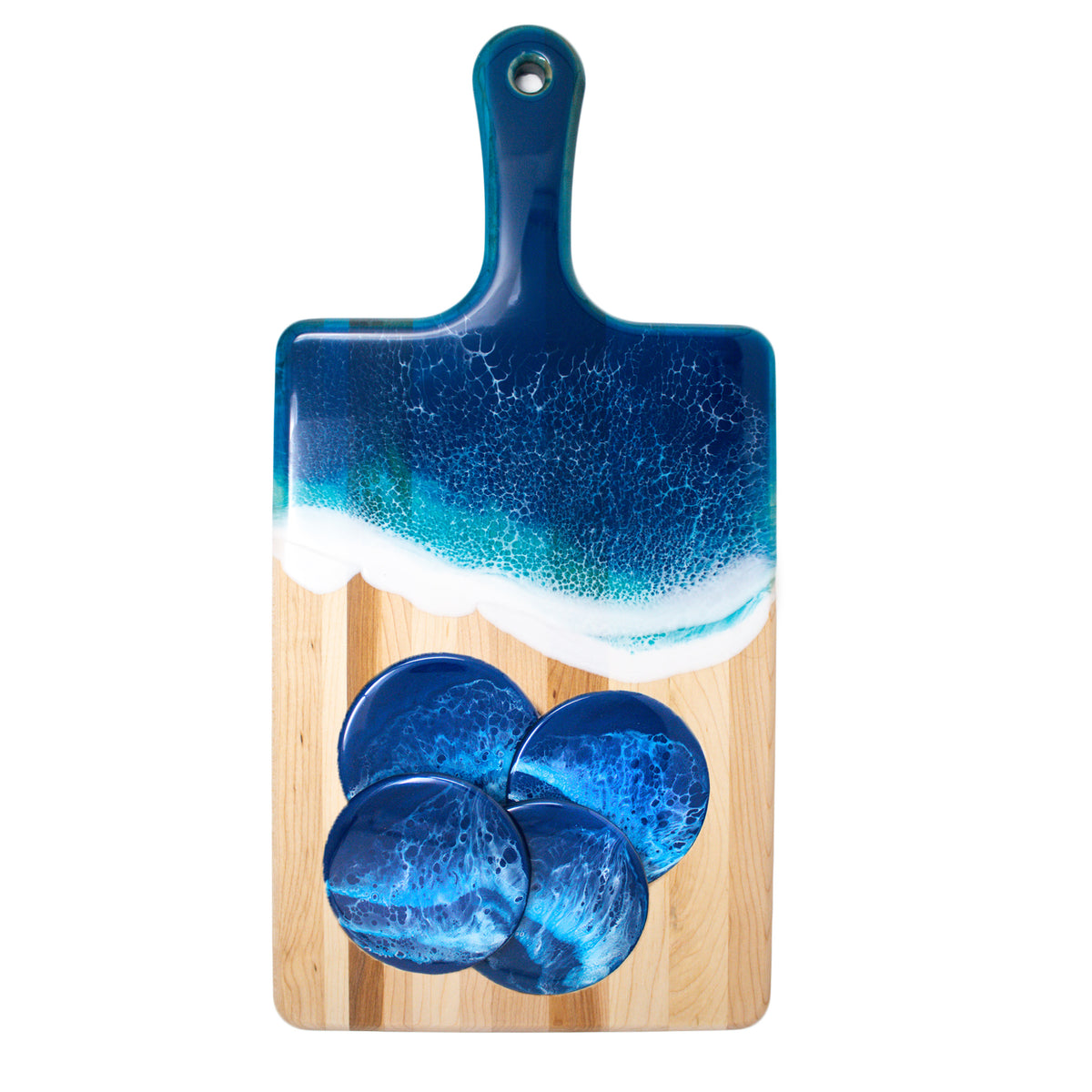Large Serving Board + Coaster Set
