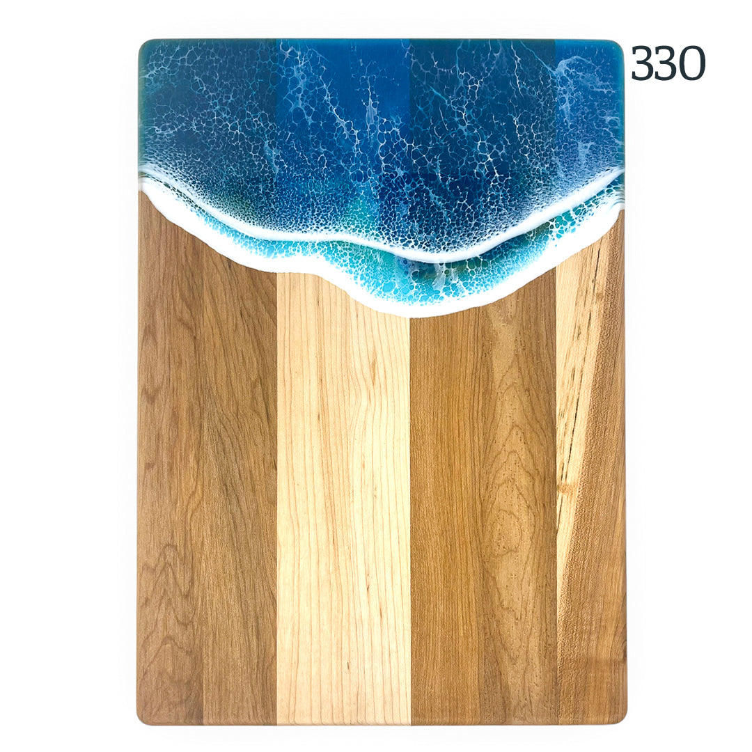 Large Square Ocean Waves Serving Boards