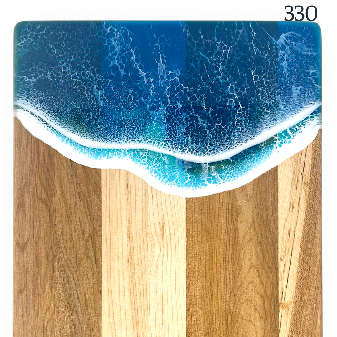 Large Square Ocean Waves Serving Boards