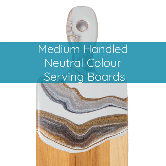 Medium Handled Neutral Colour Serving Boards