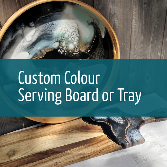 Custom colours serving board or tray - MADE TO ORDER